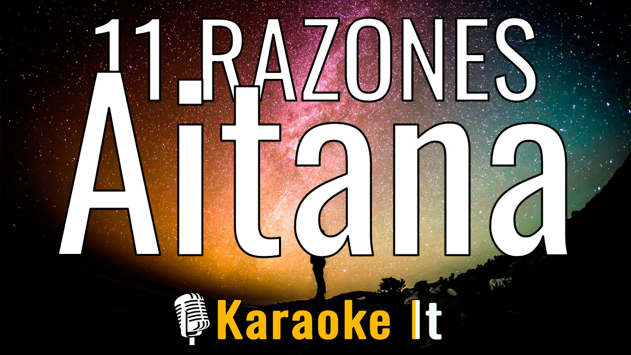 11 RAZONES - Aitana Lyrics